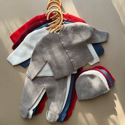 Completino Coccola a maglia 3 pezzi