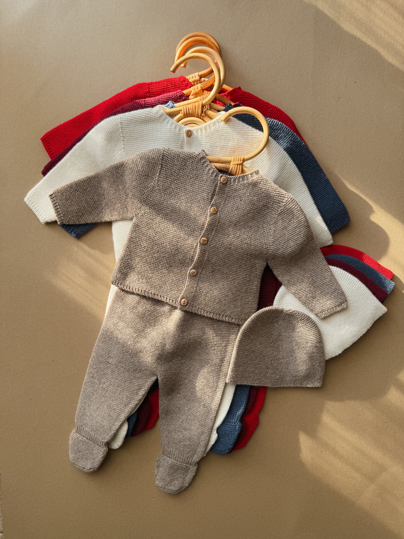 Completino Coccola a maglia 3 pezzi