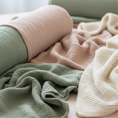 Mussola 70x70 in Cotone Made in Italy