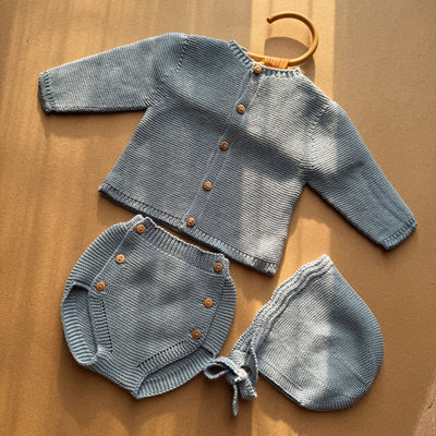 Set Sole 3 pezzi a maglia