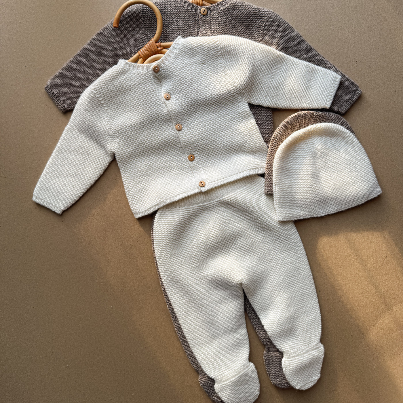 Completino Coccola a maglia 3 pezzi