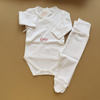 Set Body + Pantalone in Cotone Basic
