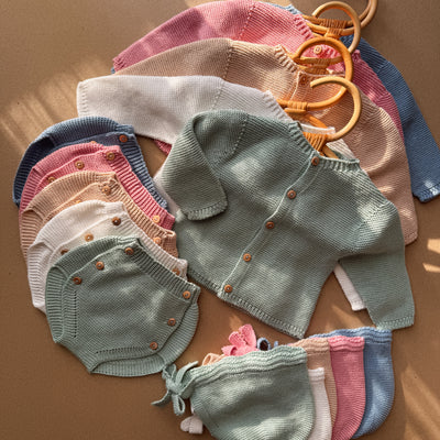 Set Sole 3 pezzi a maglia