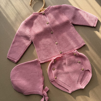 Set Sole 3 pezzi a maglia