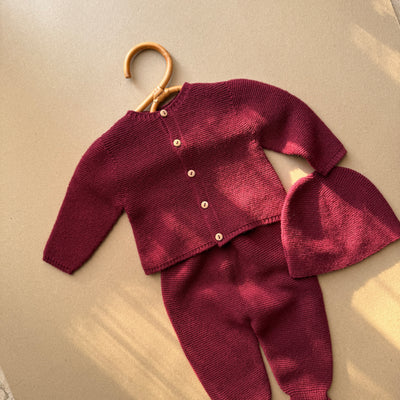 Completino Coccola a maglia 3 pezzi