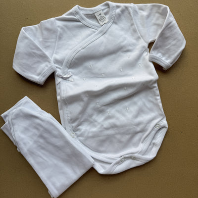 Set Body + Pantalone in Cotone Felpato