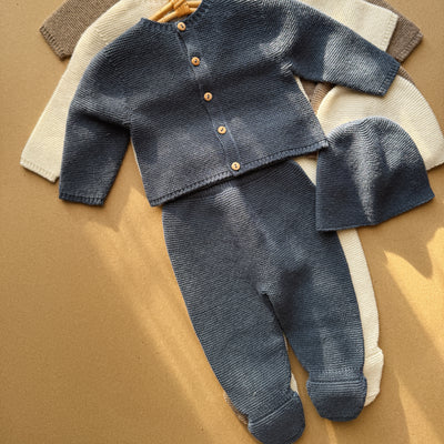 Completino Coccola a maglia 3 pezzi