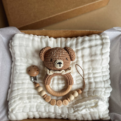 Baby Gift Box - Mussola e Sonaglio - Baby Gift Box - Baby Rainbow Shop - P.IVA 04847500230