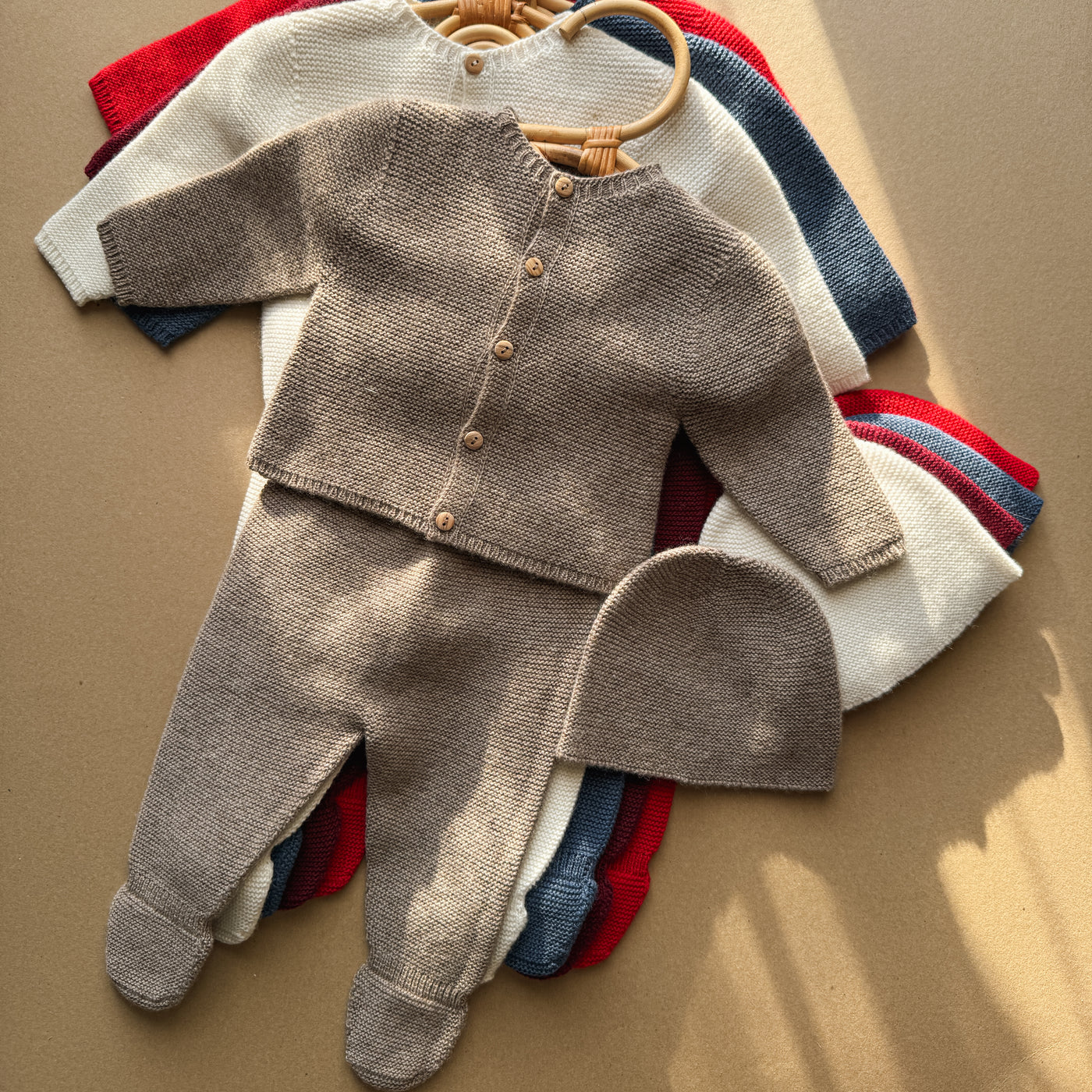 Completino Coccola a maglia 3 pezzi