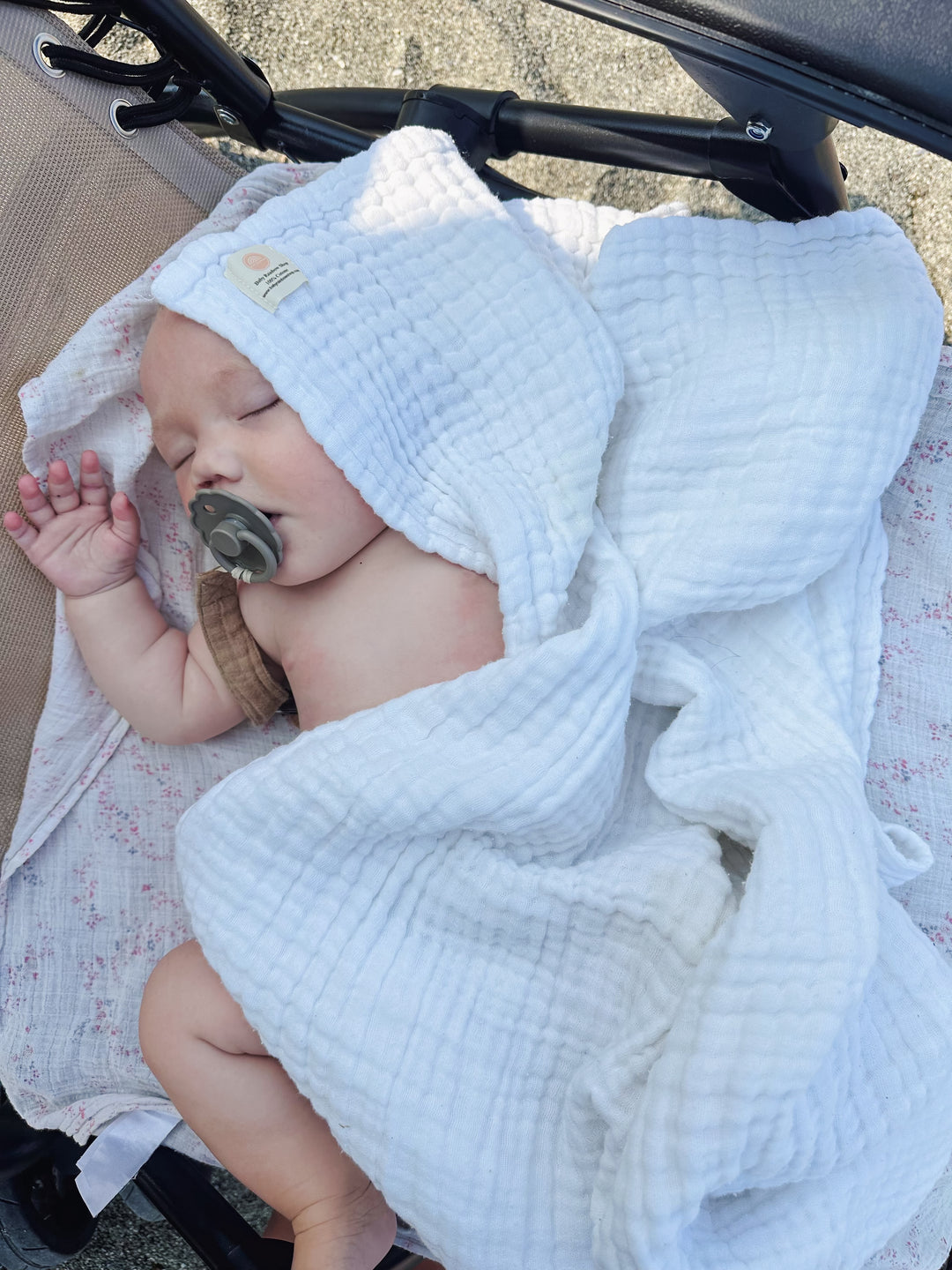 Coperte In Mussola Bambino 100% Cotone - Confezione Da 2 Pezzi 100x100cm, Rosa E Viola - Foto 1