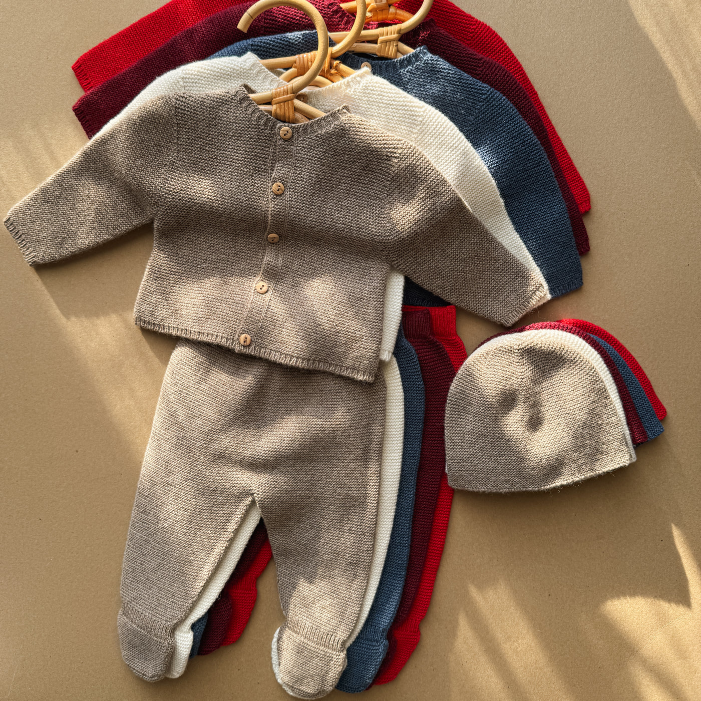 Completino Coccola a maglia 3 pezzi