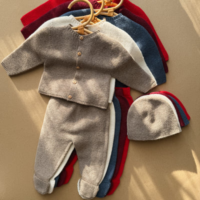 Completino Coccola a maglia 3 pezzi