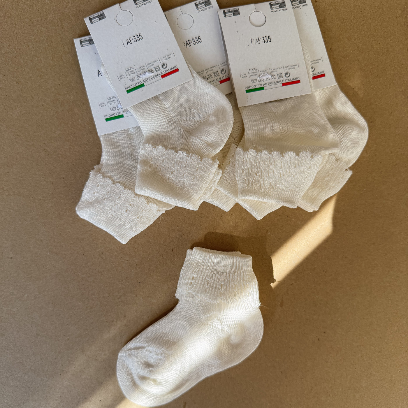 Calzini bassi traforati Made in Italy