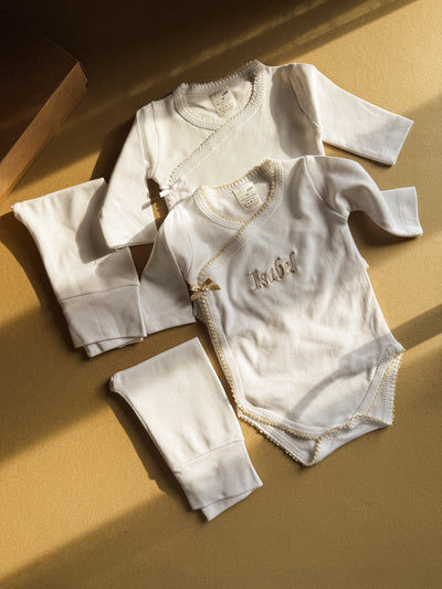 Set Body + Pantalone in Cotone Basic