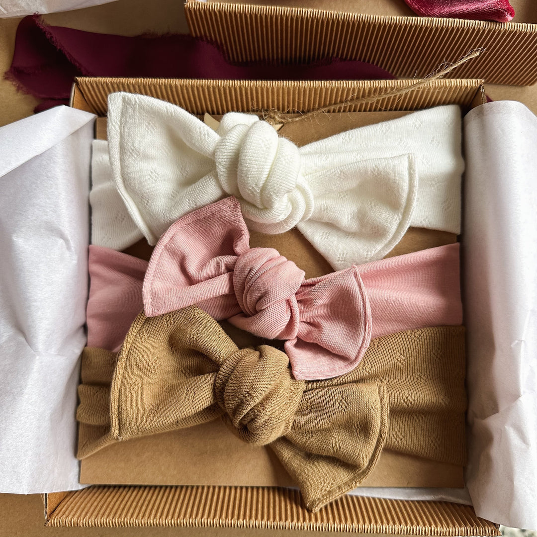 4 Fascette Per Capelli Neonata - Elastiche E Traspiranti, Per Bambine 3 Mesi-6 Anni | Set Multicolore - Foto 2