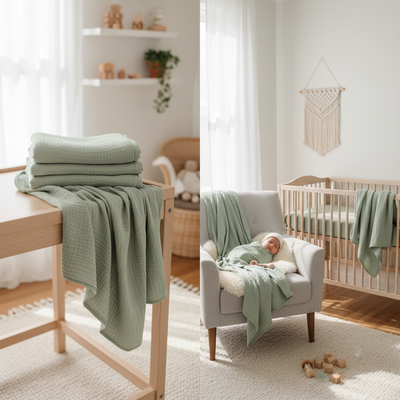 Mussola 70x70 in Cotone Made in Italy