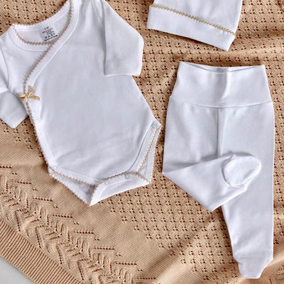 Set Body + Pantalone in Cotone Basic - Baby Clothes - Baby Rainbow Shop - P.IVA 04847500230