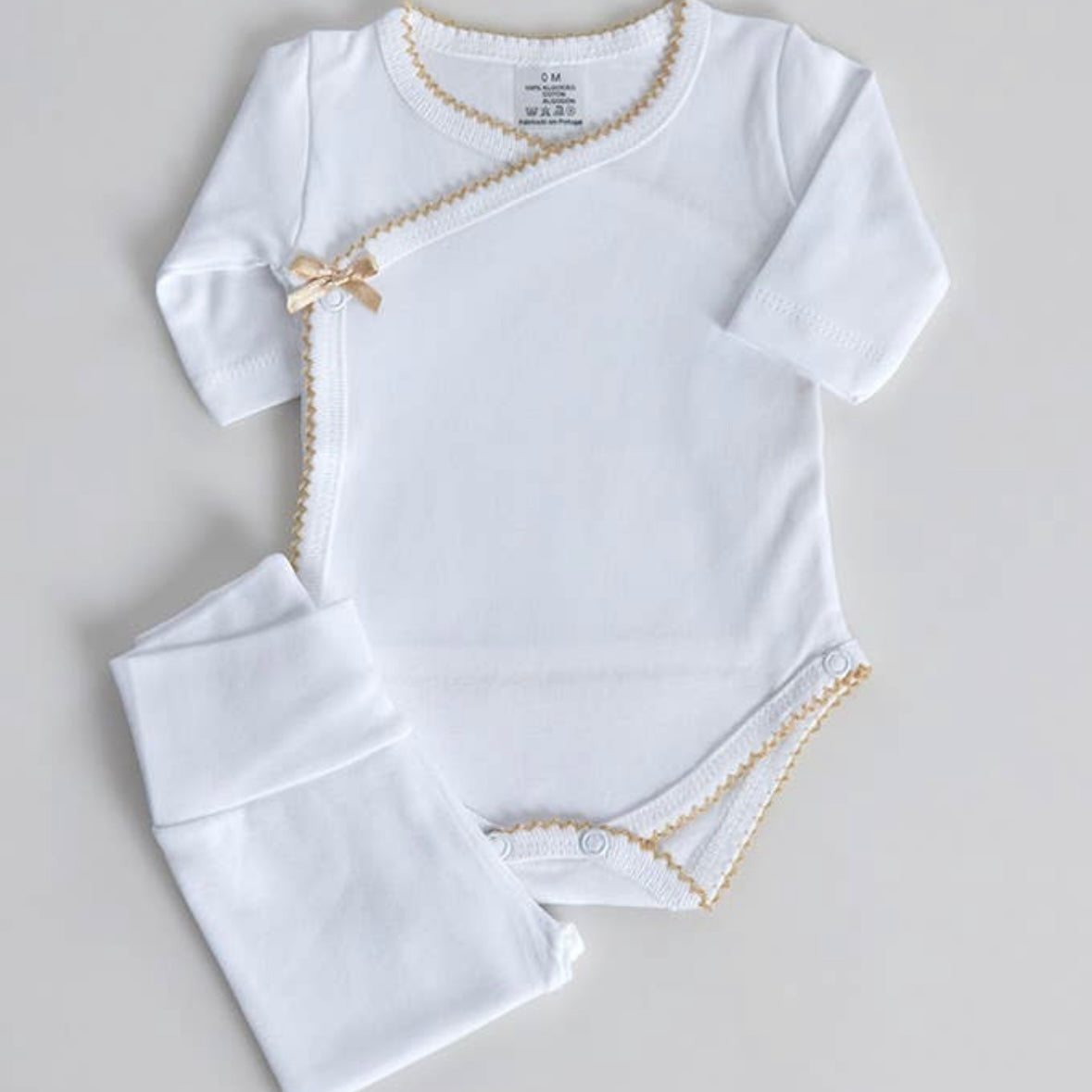 Set Body + Pantalone in Cotone Basic - Baby Clothes - Baby Rainbow Shop - P.IVA 04847500230