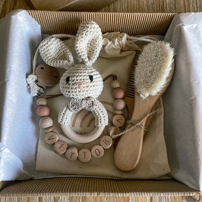 Baby Gift Box - Portaciuccio Personalizzato - Baby Gift Box - Baby Rainbow Shop - P.IVA 04847500230