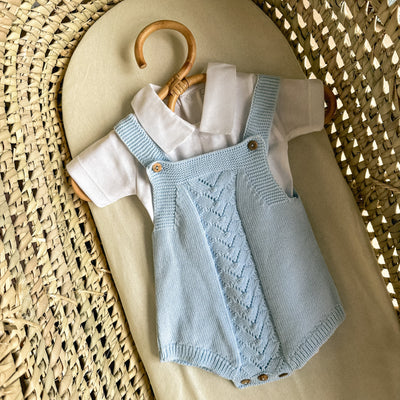 Body in Cotone Scollo Camicia manica corta - Baby Clothes - Baby Rainbow Shop - P.IVA 04847500230